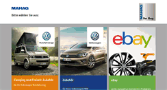 Desktop Screenshot of mahag-shop.de
