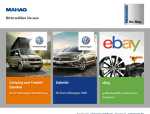 Tablet Screenshot of mahag-shop.de